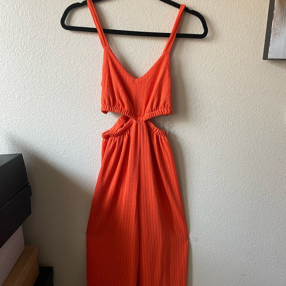 Orange Romper